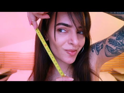 ASMR Face Measuring (Whispered) Writing Sounds, Barely-There Sounds, Gentle Measuring