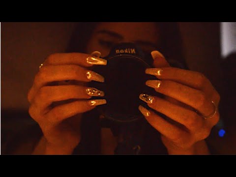 ASMR TRYING A DIFFERENT LENS TAPPING & SCRATCHING ✨ With Long Nails