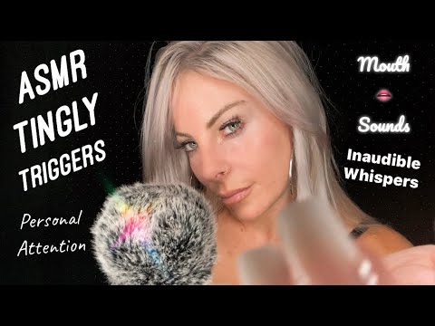 ASMR The Most Tingly Triggers | Wood Tapping | Inaudible Whispering | Mouth Sounds | Mic Scratching