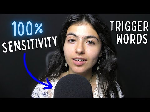 ASMR || trigger words at 100% sensitivity