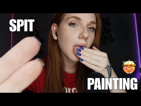 ASMR | Intense Spit Painting 🤯 (WARNING! you will tingle at 04:00) ✨