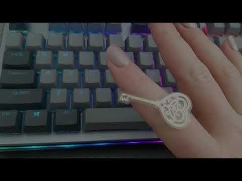 ASMR Lofi Typing Your Names on My Clicky, Colorful Keyboard!