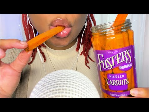 ASMR | Pickled Carrots 🥕 Crunchy Eating Sounds