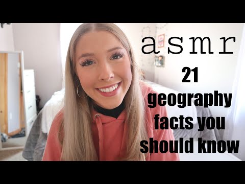 ASMR whispered geography quiz | 21 facts you should know