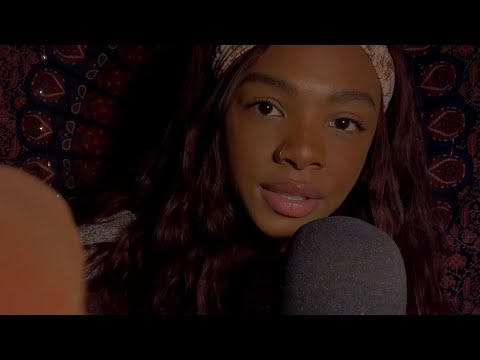 ASMR screen tapping + repeating “relax” (on a loop)