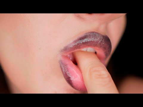 PLEASURE ASMR 🤪 Lens Licking ASMR & Mouth pleasure ASMR | Black Lips ASMR