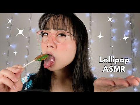 ASMR Caramel Apple Lollipop Licking (Accent, Ramble Advice, Whisper)