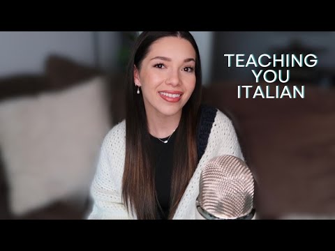 ASMR in Italian 🇮🇹 Teaching You Words and Phrases