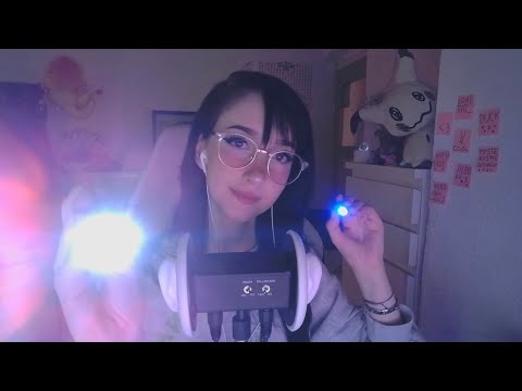ASMR ~ comfy tapping & visual light triggers