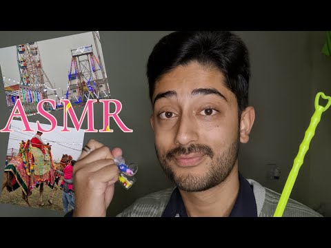 ASMR Sunday Vlog - मेला (Funfair) Exploring & Gifts Haul 🎡🎠🤹🏽‍♂️