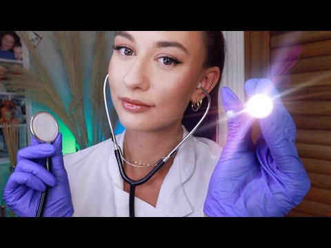 ASMR Medical Check Up Roleplay ~ Eye Exam, Ear Cleaning & Wellness Check for sleep