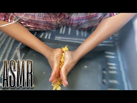 ASMR Bonus 💜 Snack Crush {Custom Video, chips, yogurt, bare feet}