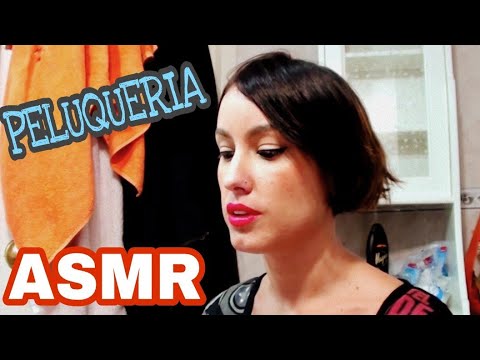 Asmr- PELUQUERIA Sonidos RELAJANTES+ SUSURROS- Sesión Cosquillosa/ Hairdressing- Español/Spanish