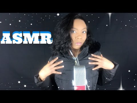 ASMR Fabric Sounds | Down Jacket Rubbing and Scratching Sounds Only  🧥