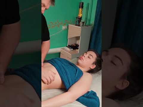 abdominal relaxation massage for Lisa- asmr shorts