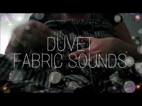 ASMR 🎧 Duvet Fabric Sounds (No Talking)