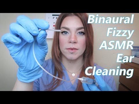 💦 Fizzy Ear Cleaning - Medical ASMR Role Play (Binaural)