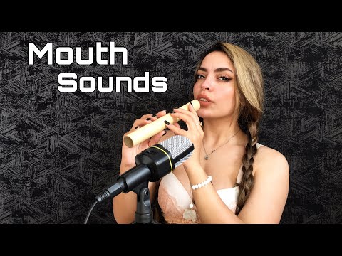 ASMR | Fast Aggressive Mouth Sounds / Tingle Tubes ( intense wet/dry )