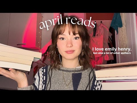 Arms books I read in april (whispering, gushing over Emily Henry, tapping, tracing, )