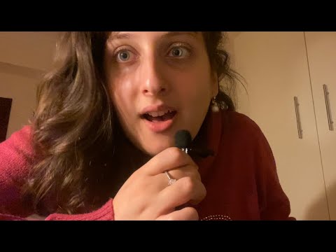 Asmr trying mini microphone and complaining💚✨