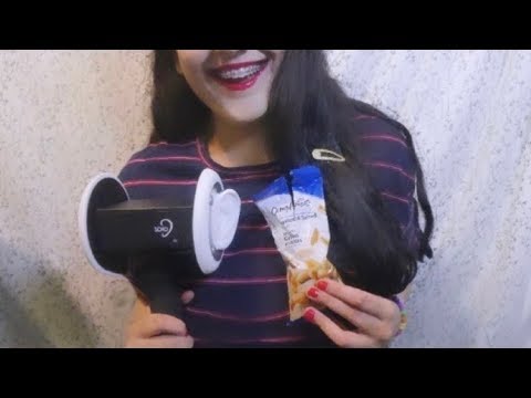 ASMR Eating Peanuts (Eating Sounds)  - 3DIO BINAURAL