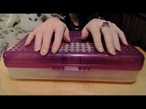 [ASMR] Various Plastic Box Sounds + Crinkling/Tapping/Scratching (No Talking)