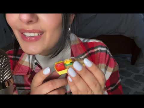 ASMR TAPPING MINI FOOD | CLICKY WHISPER