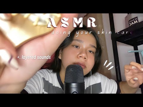 ASMR | Bestie pampers you! [ Layered Sounds, Visual Triggers, Tapping etc. ] 🇵🇭