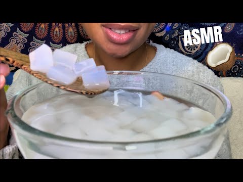 ASMR | Coconut JELLY Cubes 🥥