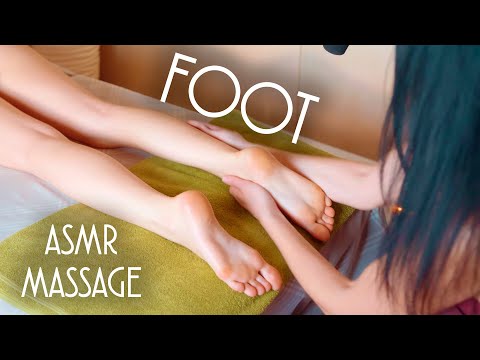 ASMR | MASSAGE | asmr foot gua sha massage (relaxing video no talking)