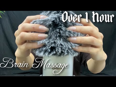 ASMR Fluffy Mic Scratching - Over ONE HOUR! 😱