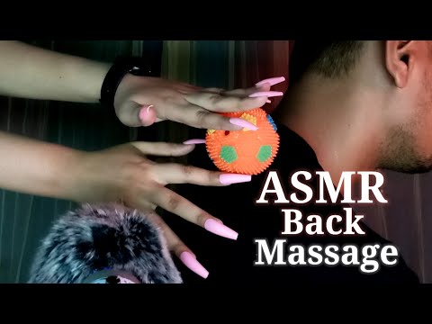 ASMR First Time I Tried Relaxing Back Massage for My Brother