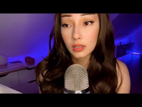 ASMR binaural mouth sounds 💖 (tongue swirling, breathing, wet sounds)