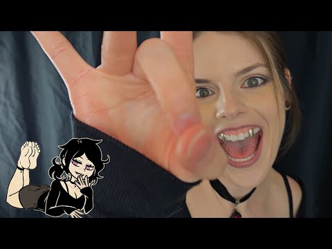 ASMR Jealous Possessive Vampire Flicks | The Coffin of Andy & Leyley Cosplay | Personal Attention