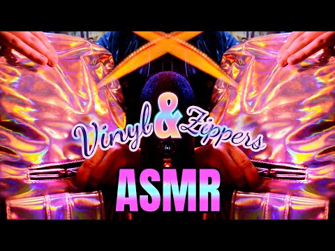ASMR | Vinyl, Zippers & Hemp | no talking, ear to ear