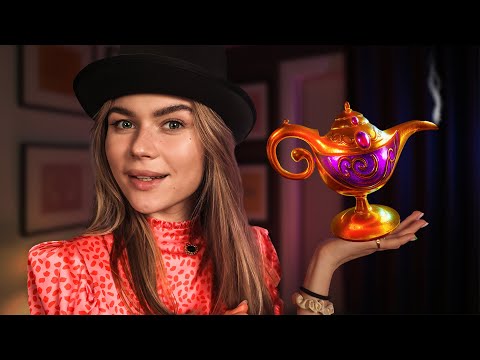 ASMR Make Your 3 Wishes Come True! Genie RP  (Lottery, Full General Checkup, Personal Assistant)