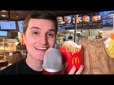ASMR McDonald’s Burgers & Fries Mukbang 🍔🍟 (eating sounds)