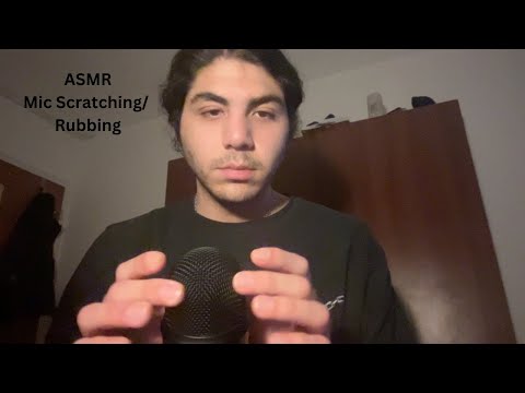 ASMR Mic Scratching/ Rubbing with words of encouragement (+ whispered)