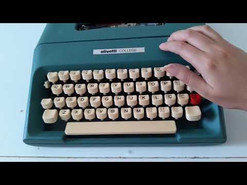 ASMR typewriter - máquina de escrever  99,9% das pessoas dormem vendo este vídeo.