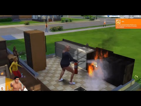 ASMR Sims 4 | Gavin Ages Up & Don Starts A Fire (Sims 100 Baby Challenge)