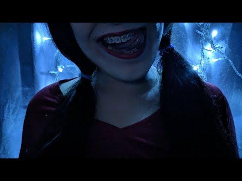 ASMR  Candy Mouth Sounds Personal Attention Soft Spoken [Halloween Special]