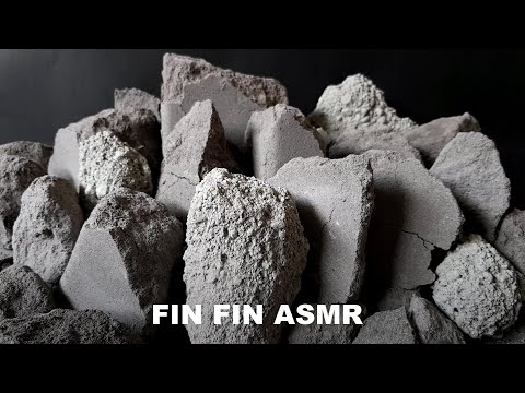 ASMR : Cement + Baking Soda Chunks Crumble #351