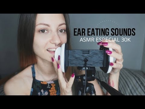 ASMR Ear Eating Sounds #2 / Especial 30k - Nadira ASMR