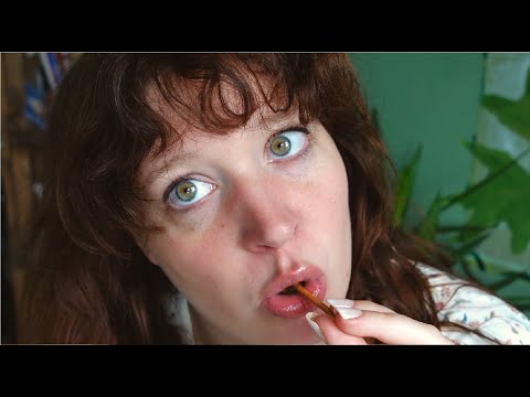 ASMR eating lollipop - no talking, mouth sounds, chewing, teeth sounds.