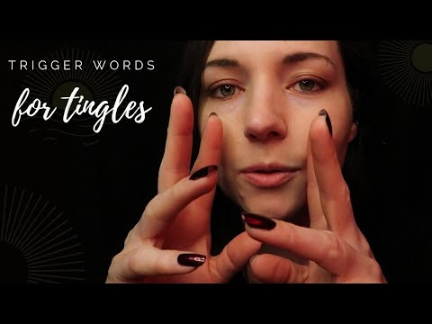 ASMR Trigger Words ⭐ Ear to Ear Whispers ⭐ Soft Spoken ⭐ Hypnotic Hand Movements