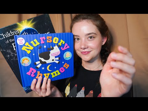 ASMR READING Bedtime Stories To You 💜 Whispering, Page Turning