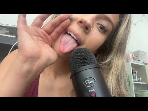ASMR| 30+ Minutes Of my Most Popular Triggers~ Lens Licklng, Extra Spitty Triggers, Tapping & More