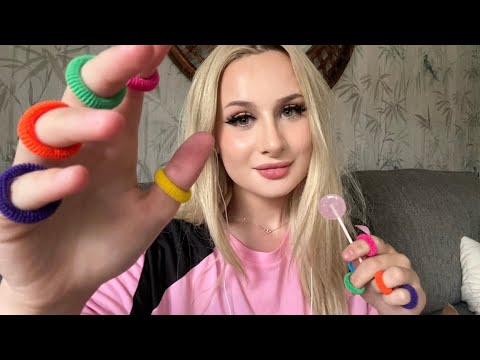 Colorful Energy Pulling + Face tracing ASMR *whispered*