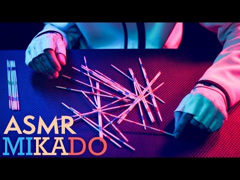 ASMR MIKADO Playing Wood Pick-Up Sticks ✍🏼NO TALKING