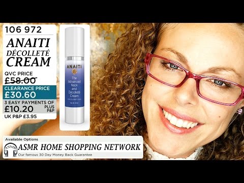 ASMR Soft Spoken & Tapping QVC Style! Anti Aging Skin Care Products by Anaiti